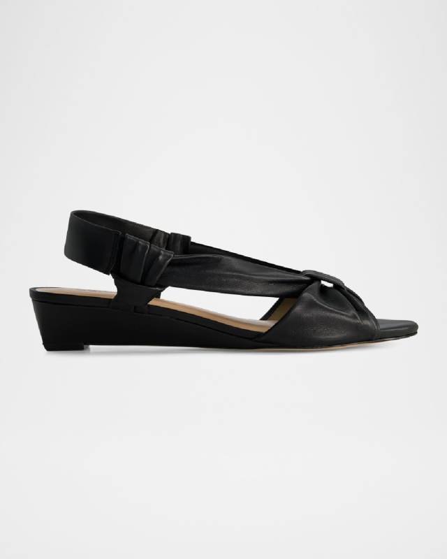 Winifred Soft Leather Wedge Sandals
